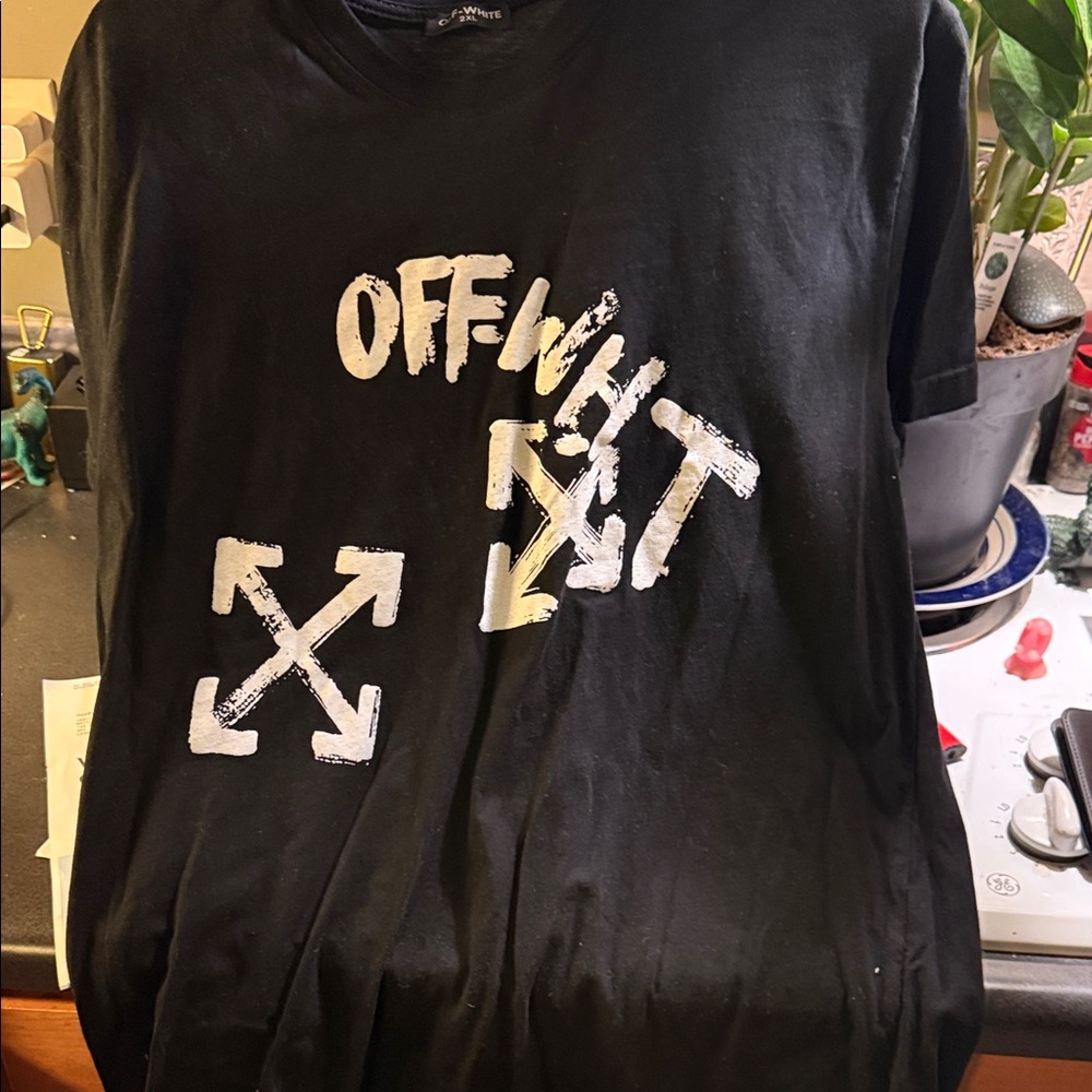 Off-White Black and White Logo Tee